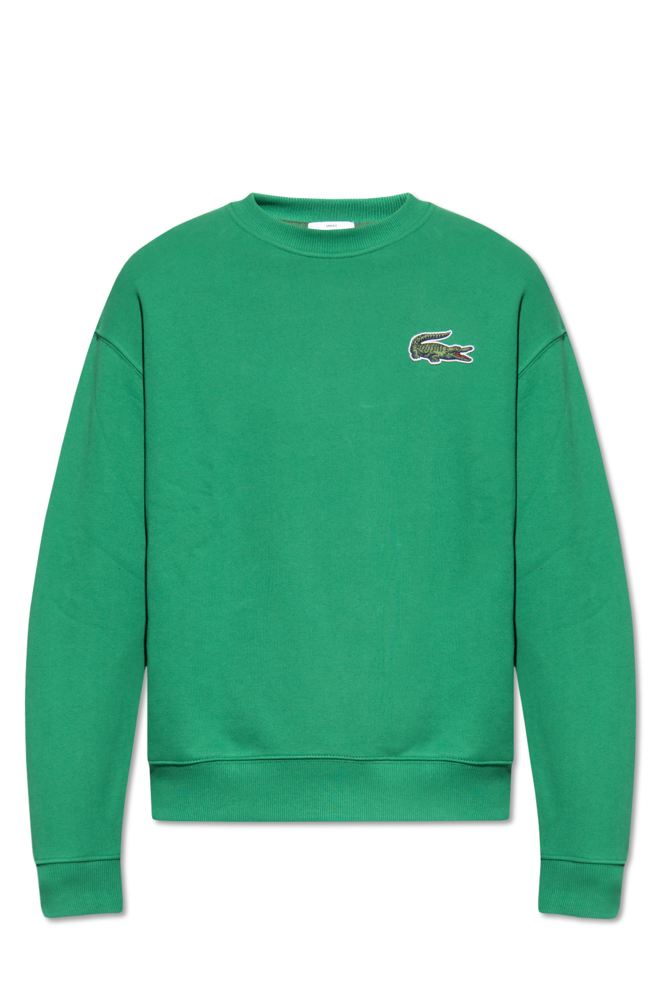 Lacoste shop green sweatshirt